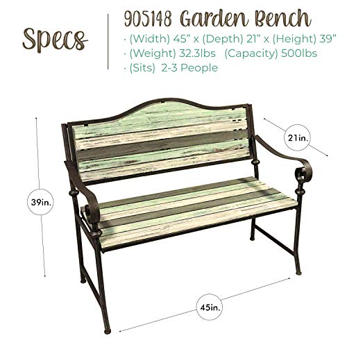 Cast Iron Patio Bench Z7835