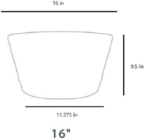 16 Inch Whiskey Barrel Planter in Aged Oak Color H363878