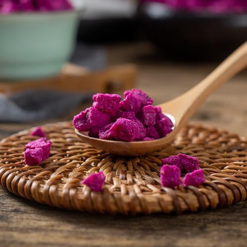 Freeze Dried Dragon Fruit Cubes No Sugar Added 3.5oz F904