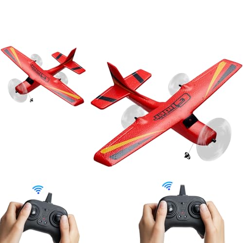 Red 2.4GHz 2 Channel Remote Control Aircraft with 2 Batteries O281