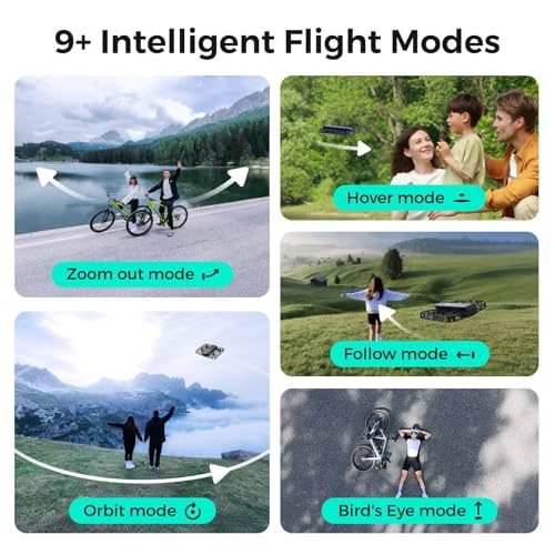 Black Foldable Mini Drone with Camera F575294
