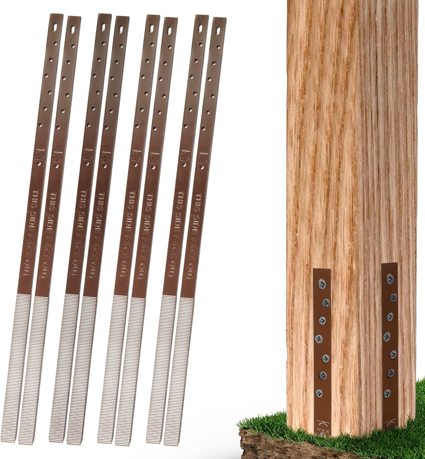 Pack of 8 Wood Post Repair S598