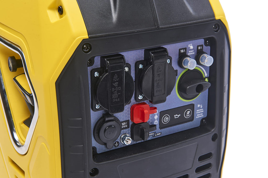 2200W Inverter Petrol Generator with 12V DC Socket and Dual Port USB Adapter E195