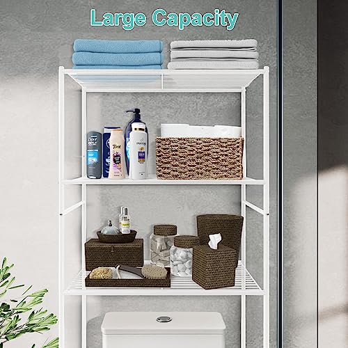 White 3-Tier Over The Toilet Storage Shelf I362560