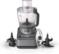Restored 9Cup Silver Stainless Food Processor 1000 Watts X95797