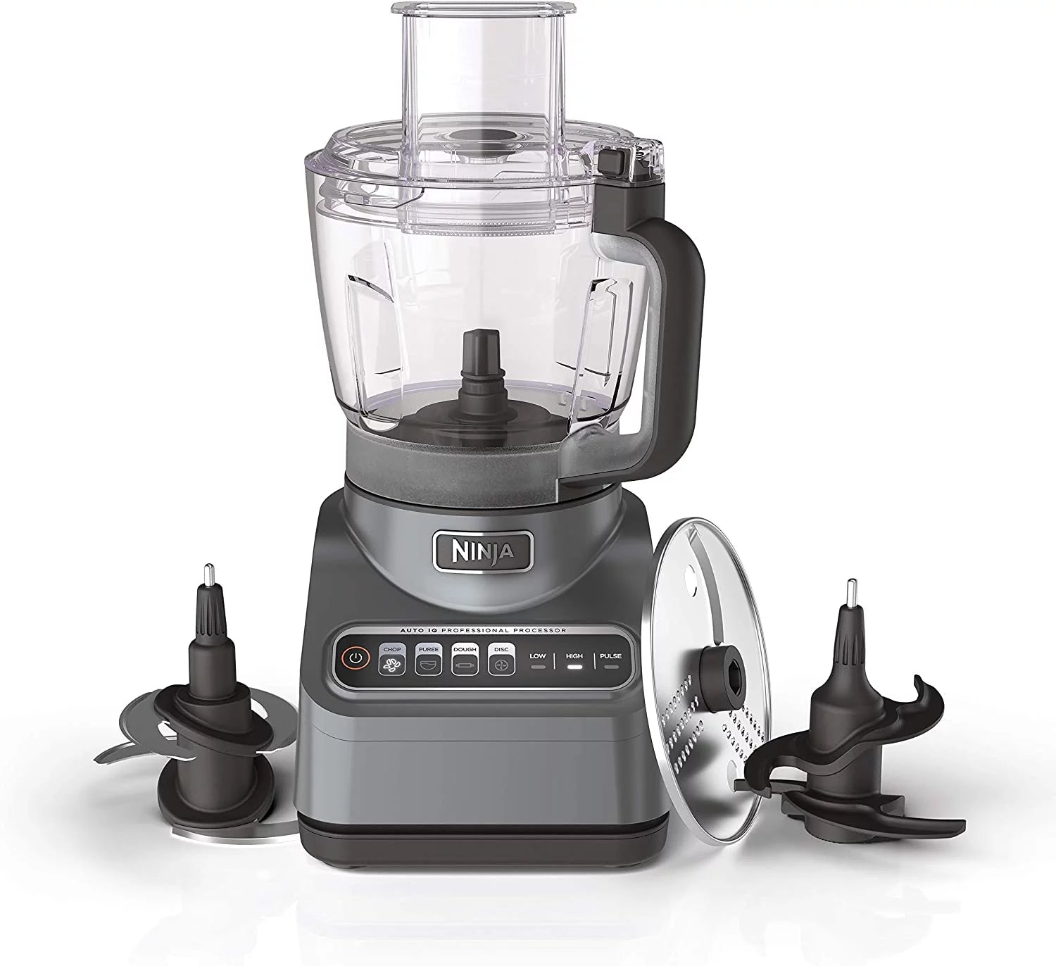 Restored 9Cup Silver Stainless Food Processor 1000 Watts X95797