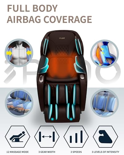 Beige Massage Chair with Heated SL Track A220474