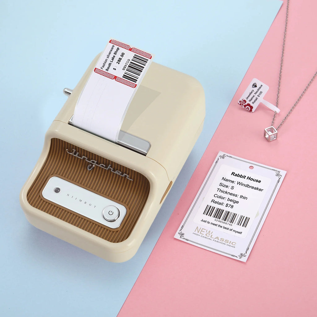 Wireless BT Thermal Label Printer D624904