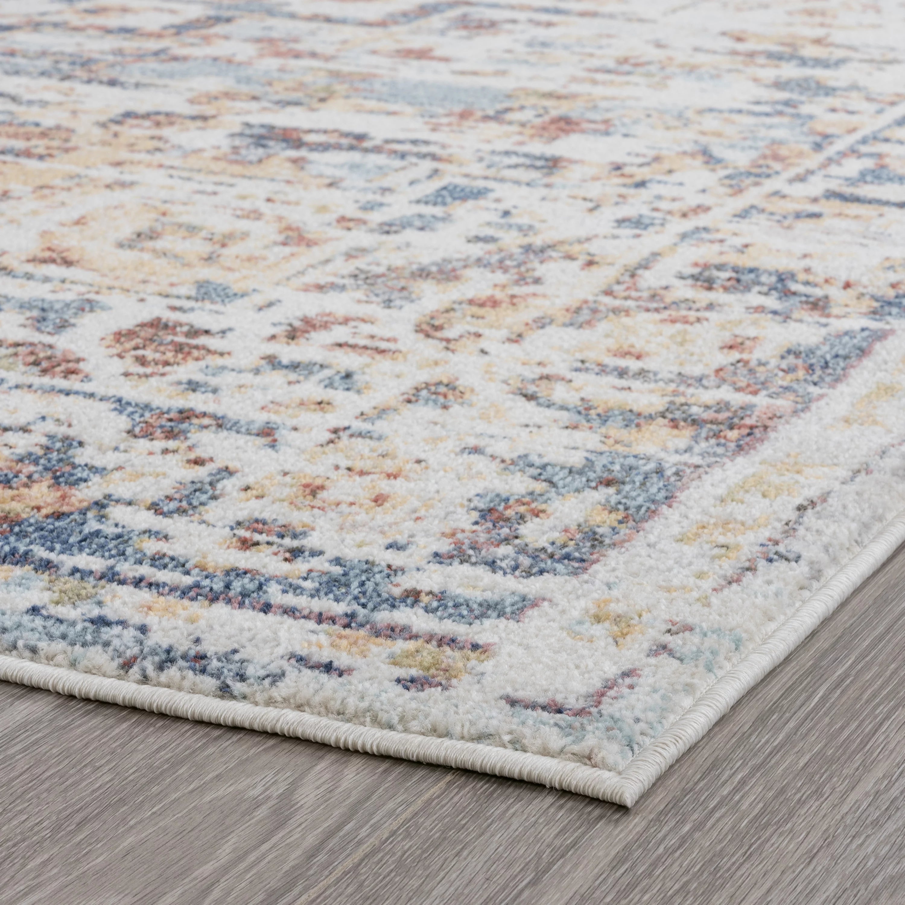 5x7 Area Rug Navy Cream D793954