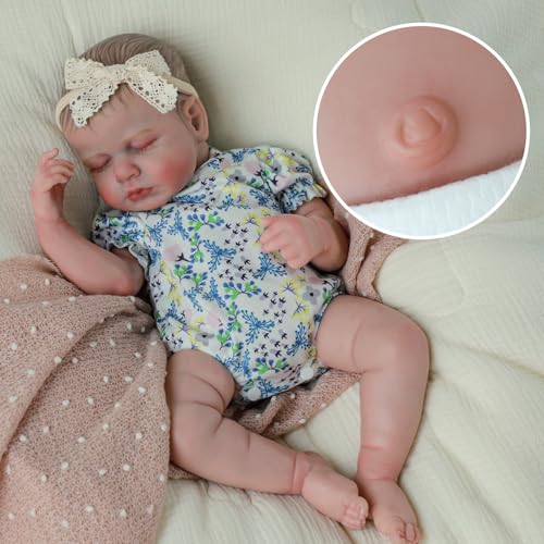 20 inch Weighted Full Vinyl Reborn Baby Doll W488806