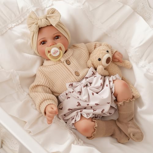 17Inch Soft Vinyl Realistic Poseable Baby Doll C138