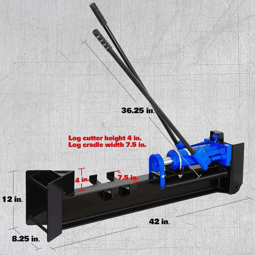 12 Ton Manual Hydraulic Wood Splitter O69939