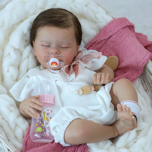 20 inch Weighted Full Vinyl Reborn Baby Doll W488806
