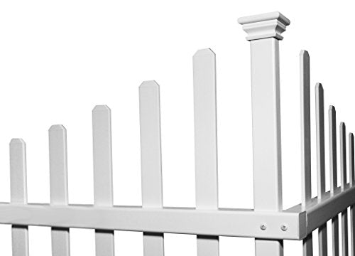 White 40" W x 30" H Vinyl Accent Fence N9160