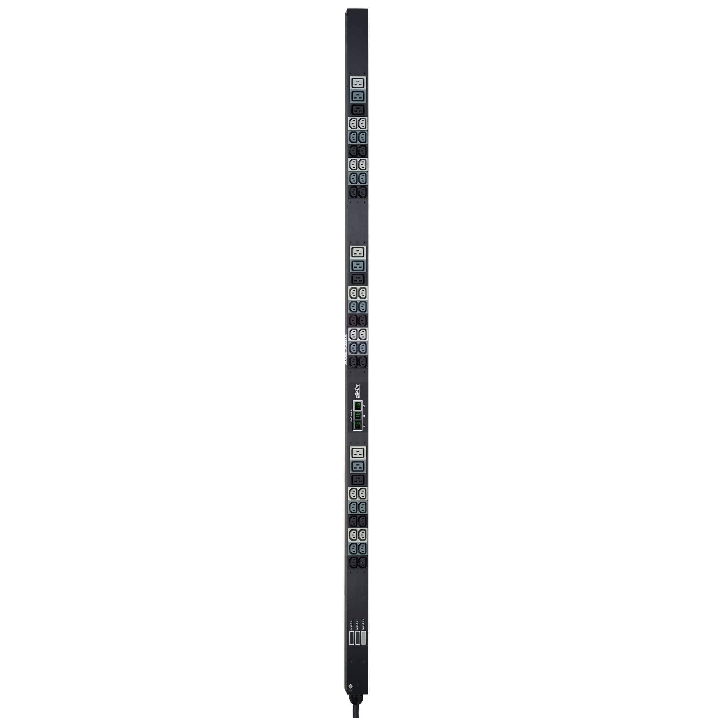 3-Phase Metered 240v-230v-220v 11.5kW C13 C19 Vertical PDU K103