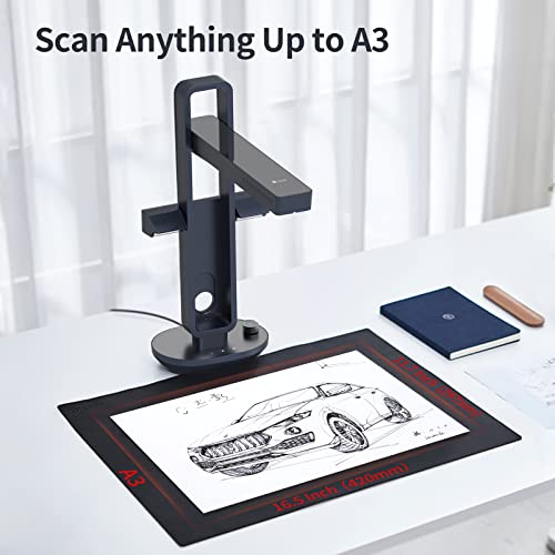 Book Scanner, A3 & A4, Foldable, Portable G91627