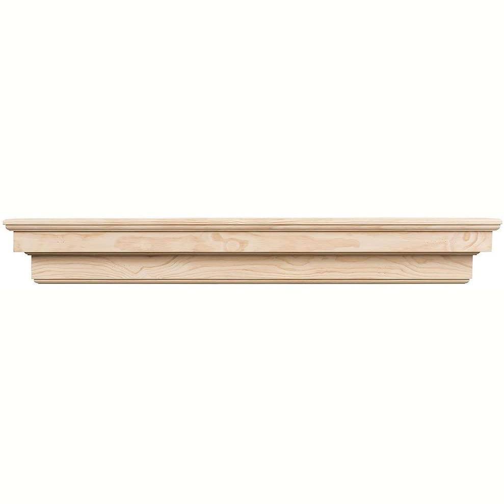 72x22 Unfinished Fireplace Mantel Shelf F5346