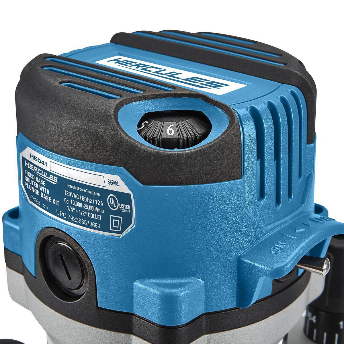 12 Amp Variable-Speed Fixed Base Router with Plunge Base Kit J76878