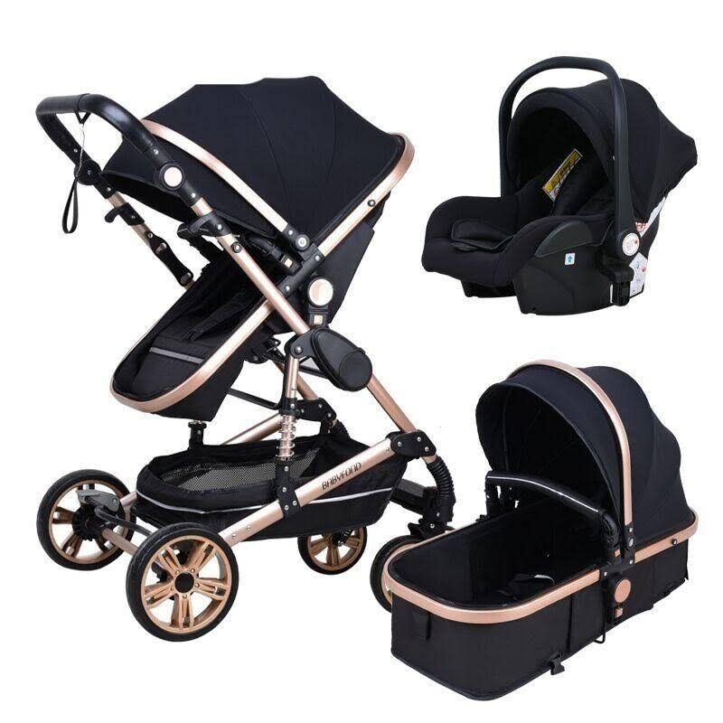 High Landscape Baby Stroller 3 in 1 Multifunctional Car P523