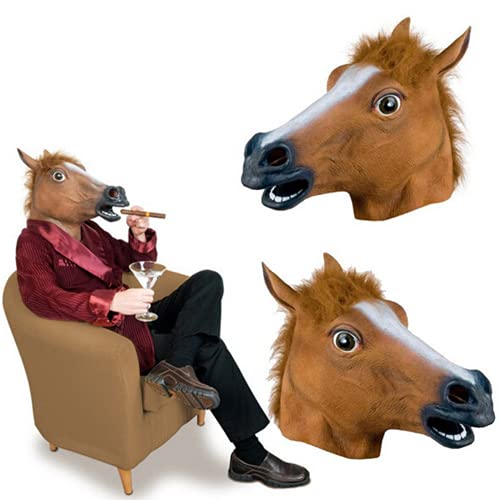 Latex Horse Head Mask P601