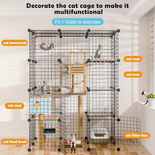 Outdoor Large Metal Wire Cat Playpen Kennel Q495
