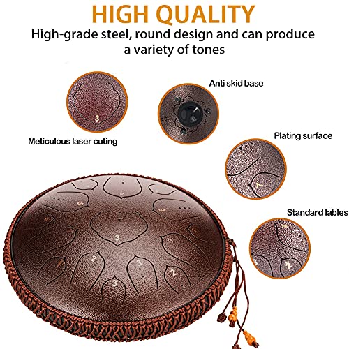 15 Notes 13 Inches Steel Tongue Drum F175767