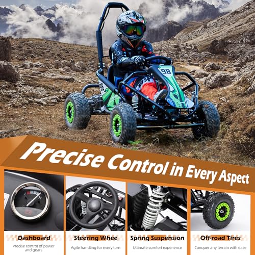 48V 12Ah Battery Electric Go Kart E223