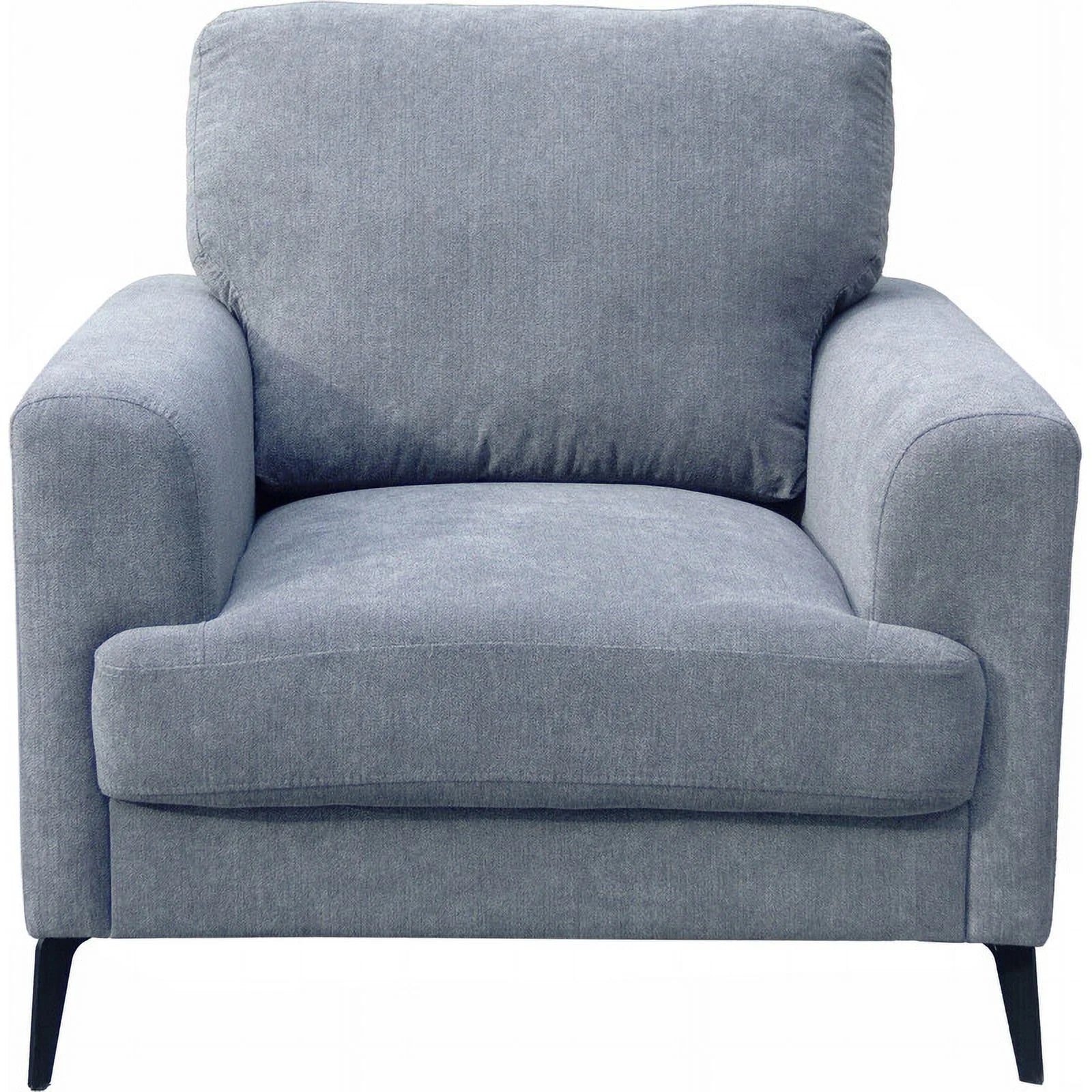 Gray Chenille Sofa Loveseat Chair Set P66248