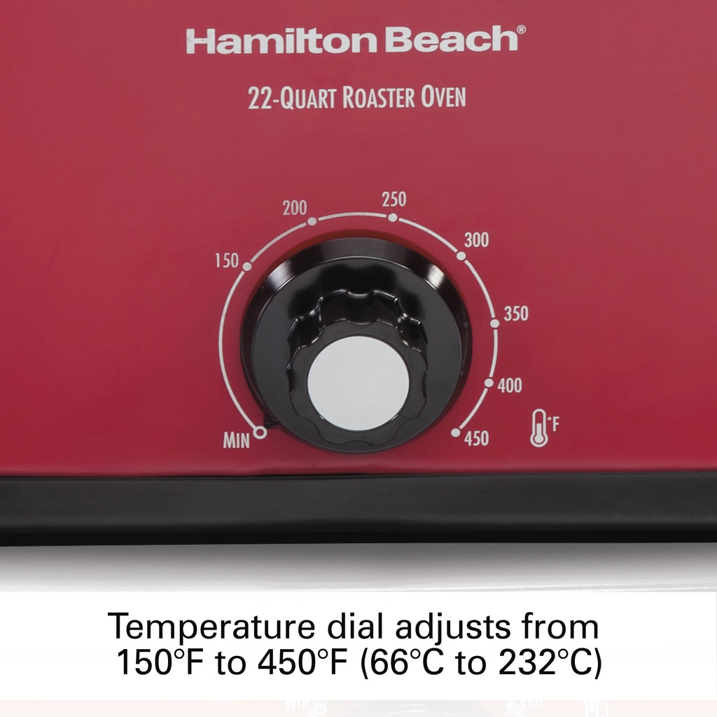 22 Quart Red Roaster Oven X620137