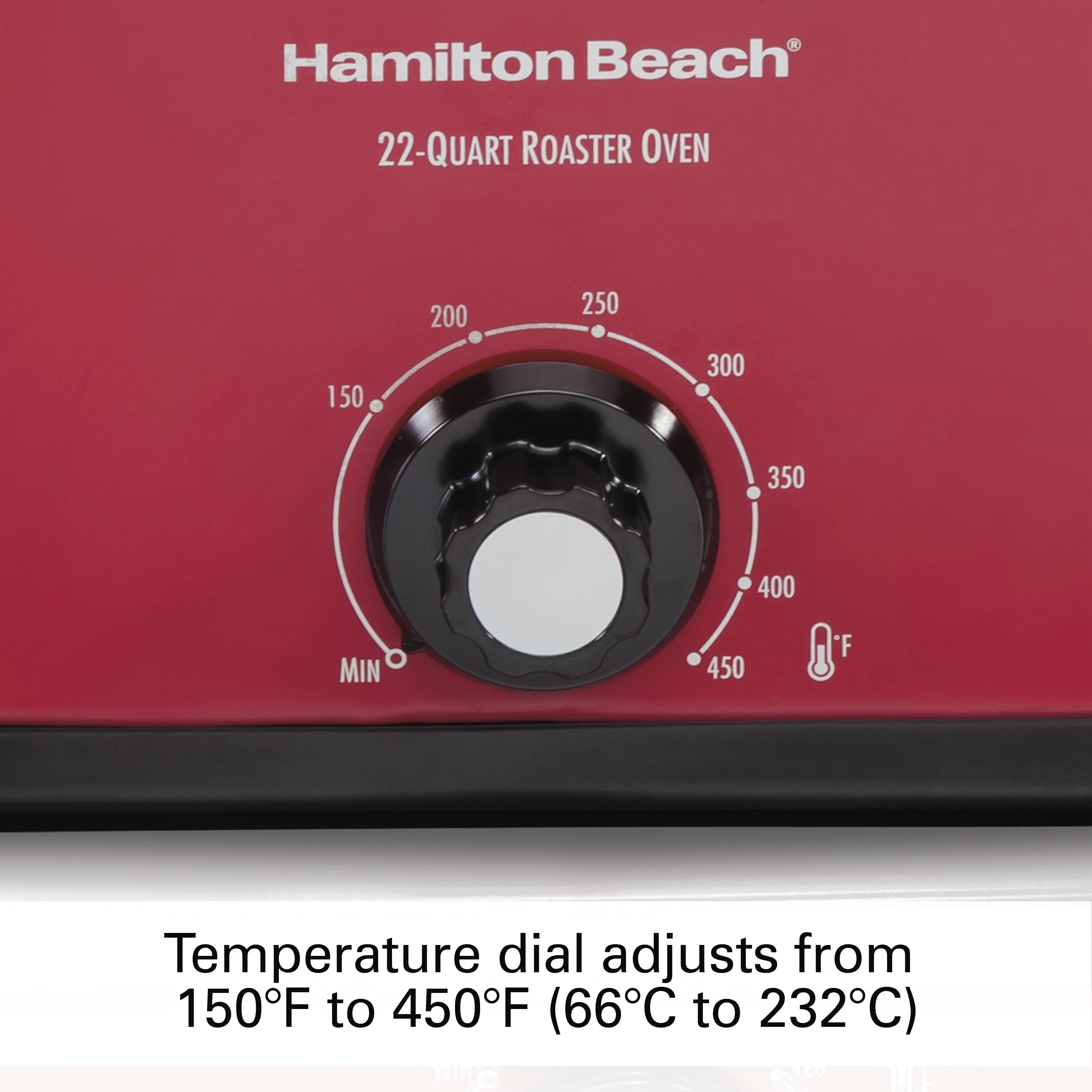 22 Quart Red Roaster Oven X620137