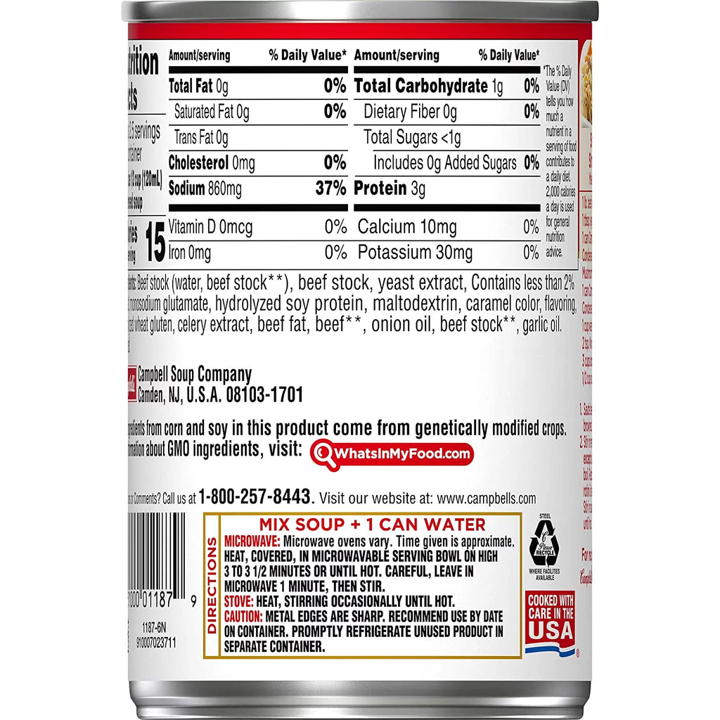 10.5 oz Can Beef Broth (Pack of 12) D146