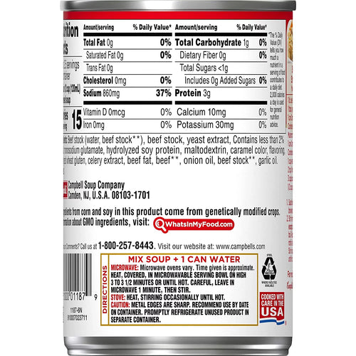 10.5 oz Can Beef Broth (Pack of 12) D146