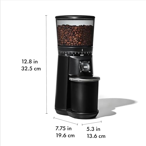 Matte Black Conical Burr Coffee Grinder J729790