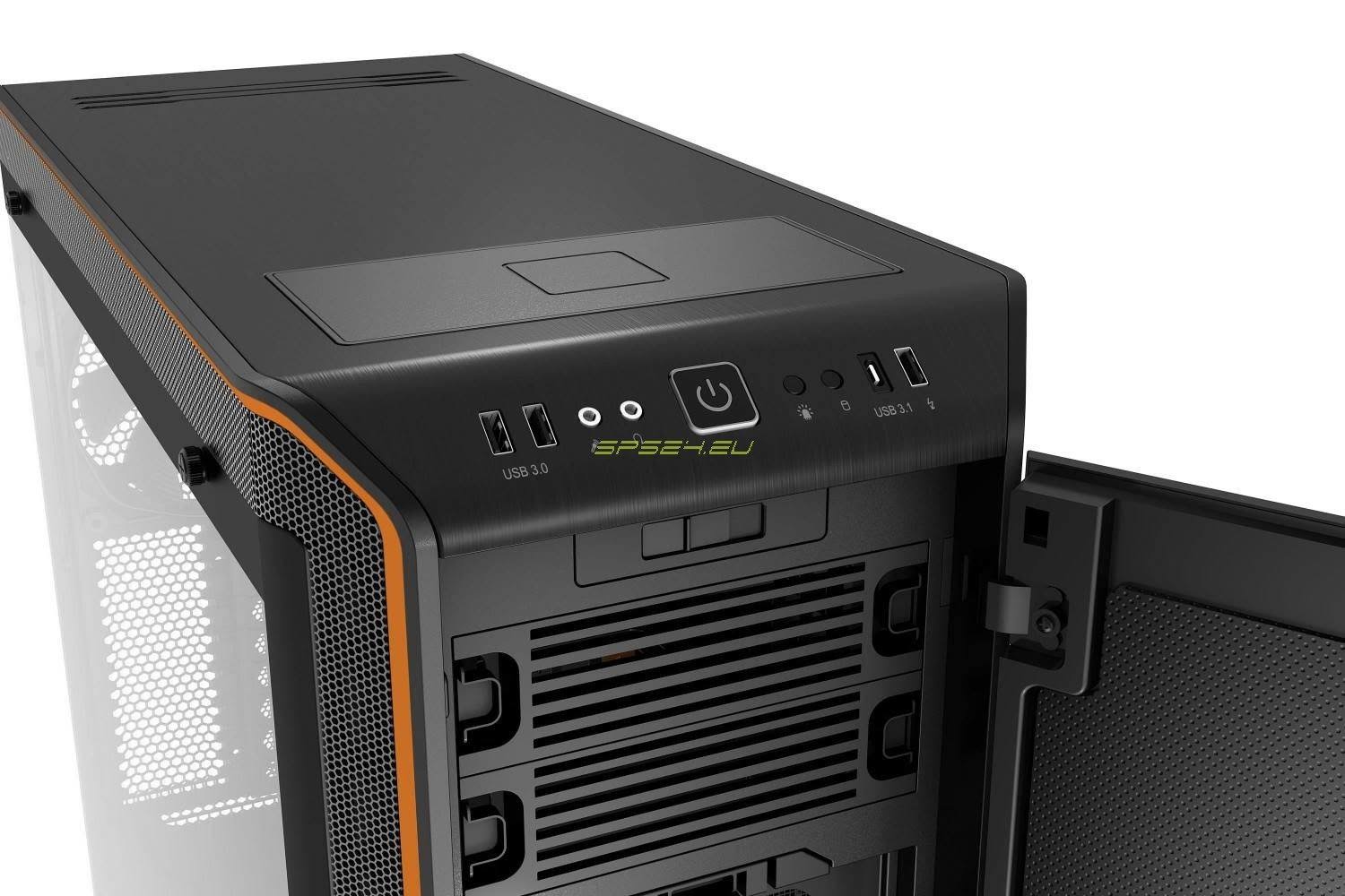 Orange Full-Tower Case X1542