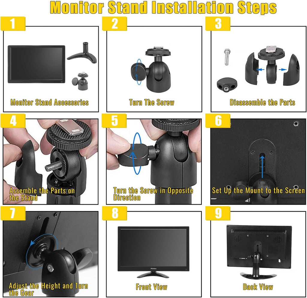 13.3 inch 1366x768 LED Monitor with Built-in Speakers K540