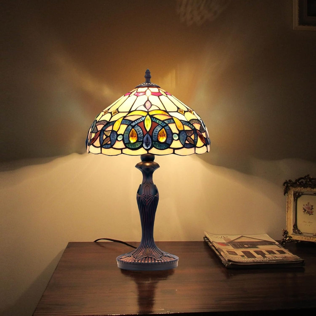 Dark Bronze 1 Light Table Lamp 12" Shade G6501