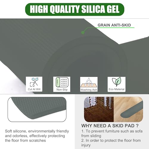 4 Pack Anti-Slip Furniture Rail Pads (30.7inch) L987791