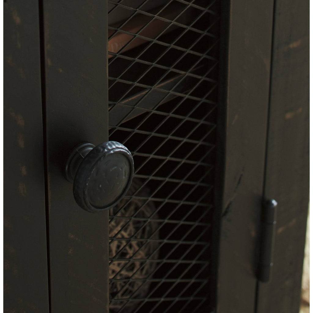 Black/Brown Chair Side End Table M7743