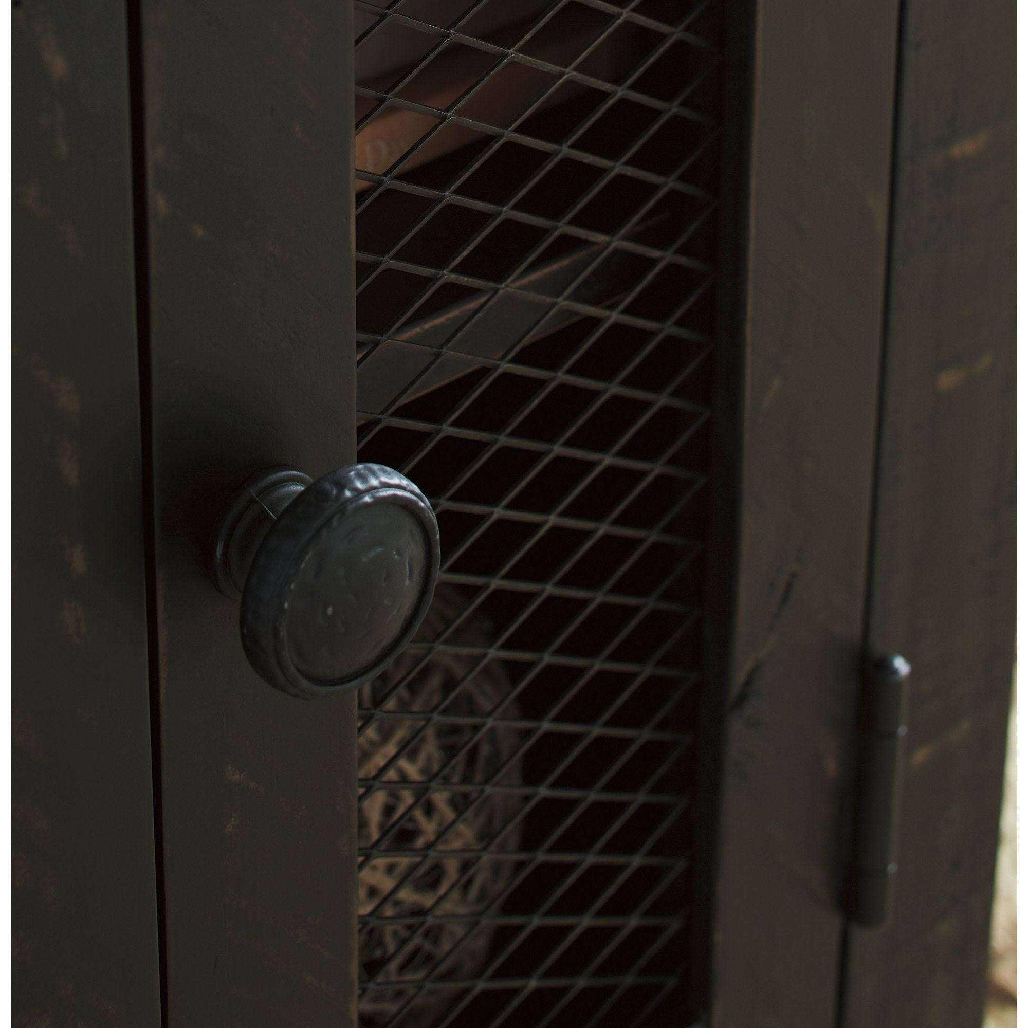 Black/Brown Chair Side End Table M7743