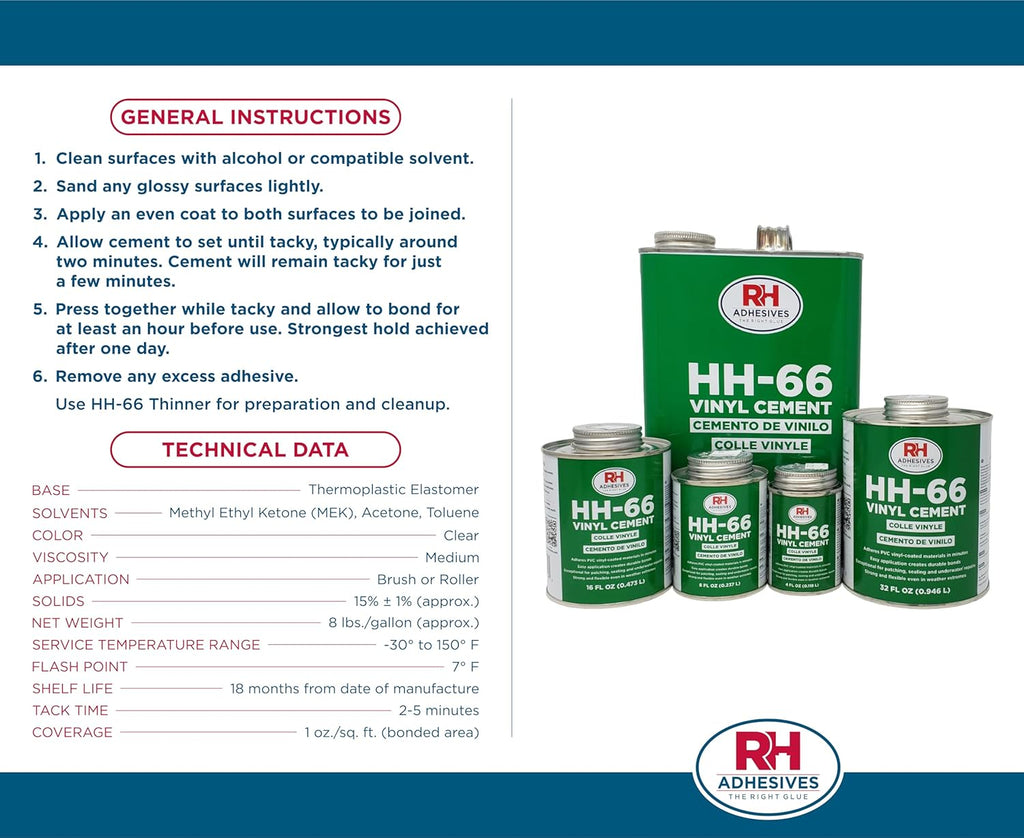 16 oz Vinyl Cement K842