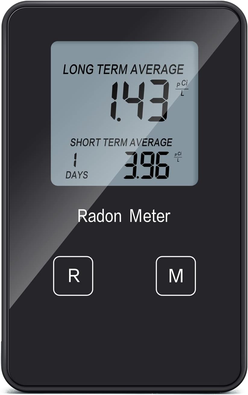 Portable Radon Detector with Rechargeable Battery D429