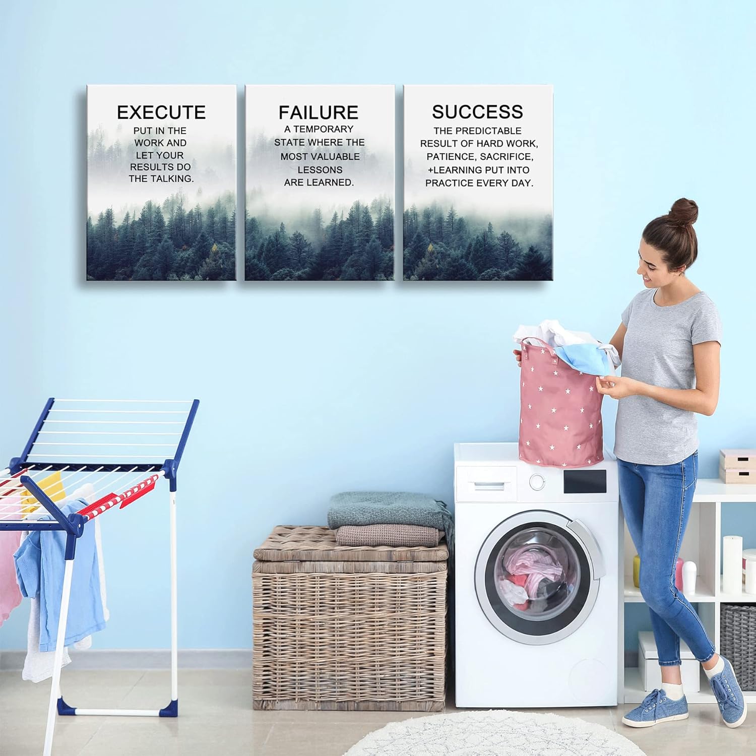 Set of 3 Canvas Wall Art X17257