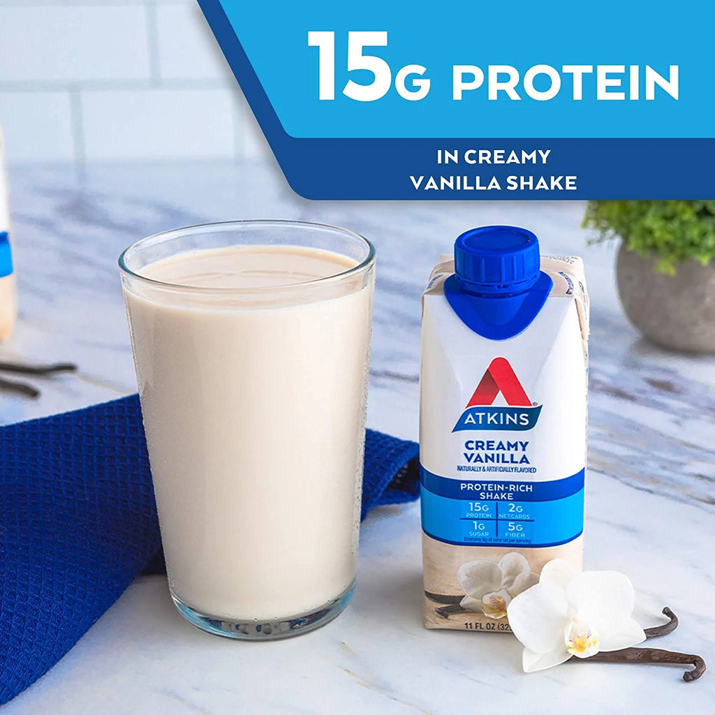 Creamy Vanilla Protein Shake -- 8 Shakes A246427