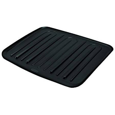 Large Black Antimicrobial Drain Board V868314