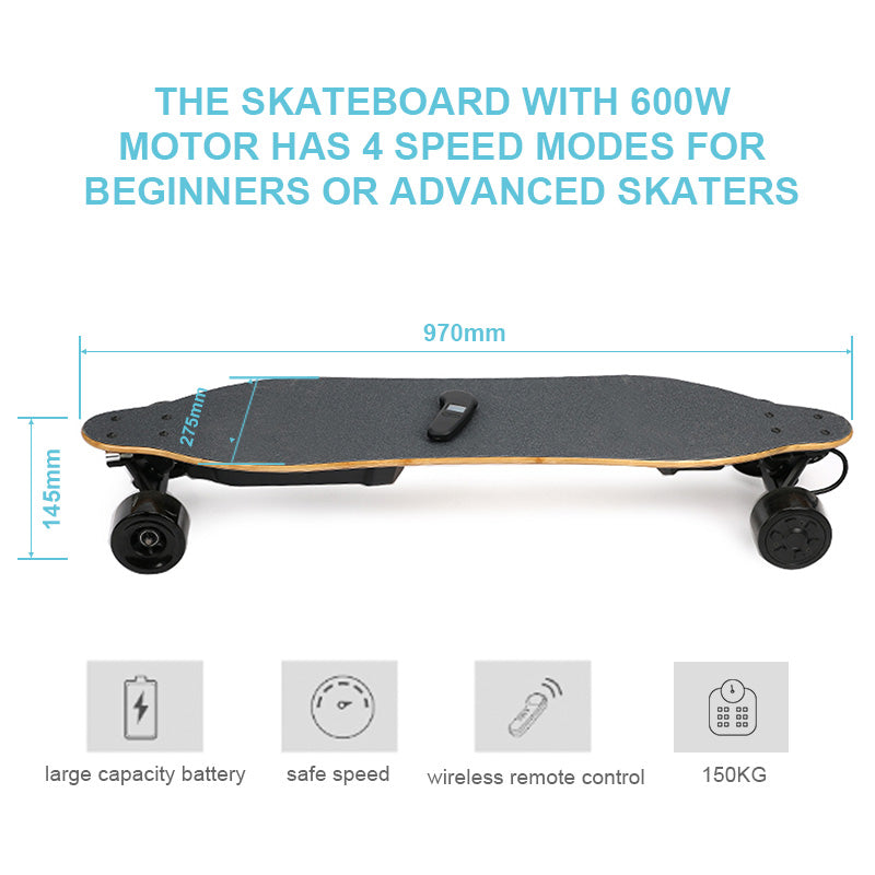 dual hub motors electric longboard P5175