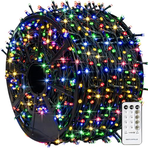 1000 LED 328FT Purple Orange String Lights T189