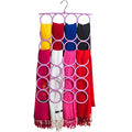 Black Scarf Hanger with 28 Rings P20742