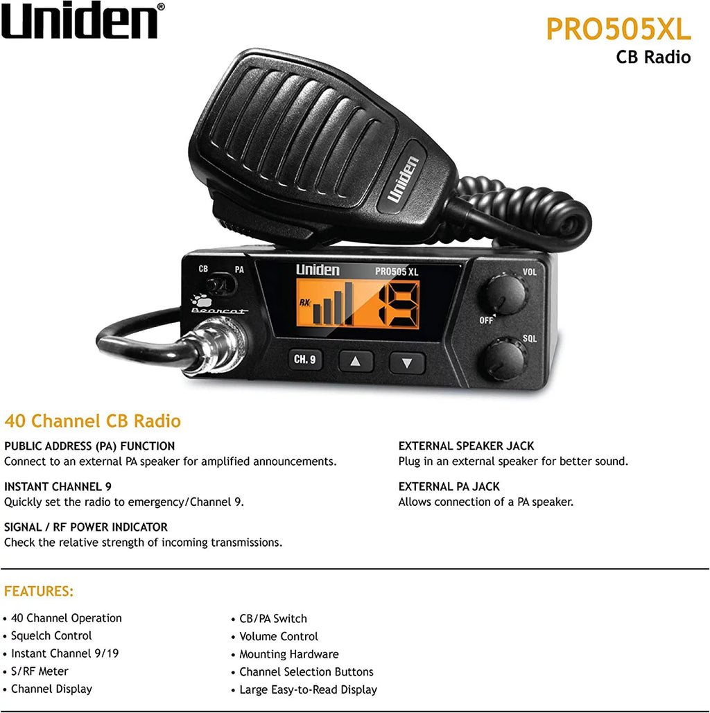 40-Channel CB Radio E969