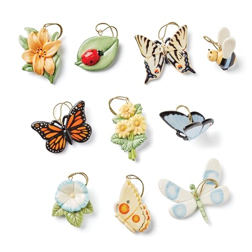 10-Piece Ornament Set, Multicolor I1433