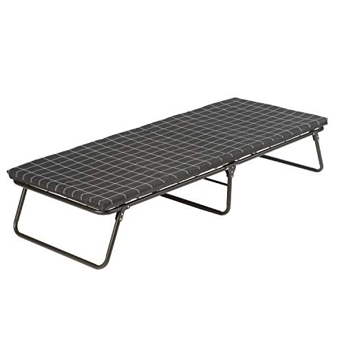 Folding Steel Camping Cot with Thick Mattress Pad O872